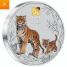 Australia 2022 YEAR OF THE TIGER  30 DOLLAR 1 KILO  LUNAR III MED GULL "PRIVY MARK" KVALITET BU