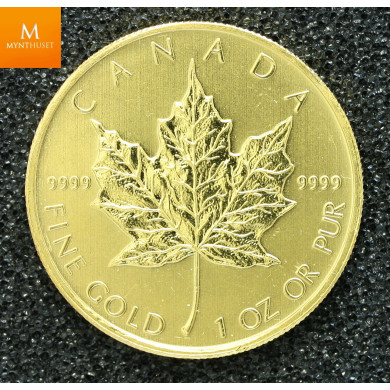 Canada maple leaf 2011 gull 1 oz 9999 kvalitet 0/01