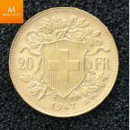 Sveits 1935 20 francs, Kvalitet 01