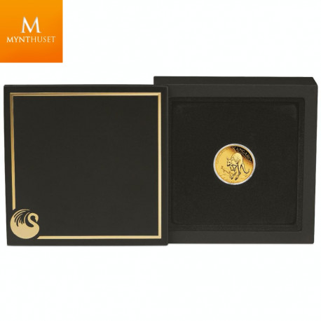 Australia 2022 KANGAROO 1/10 OZ  KVALITET PROOF I SKRIN OPPLAG KUN 500