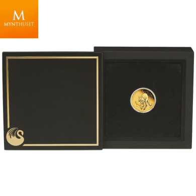 Australia 2022 KANGAROO 1/10 OZ  KVALITET PROOF I SKRIN OPPLAG KUN 500