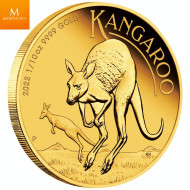 Australia 2022 KANGAROO 1/10 OZ  KVALITET PROOF I SKRIN OPPLAG KUN 500
