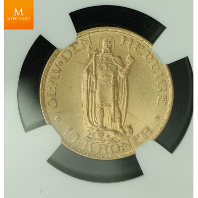 10 kroner 1910 kvalitet 01, NGC MS62 10 kroner 1910 kvalitet 01, NGC MS62