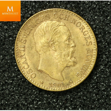 10 kronor 1901 kv 1+ 10 kronor 1901 kv 1+