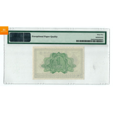 1 krone 1940 A.4059984 kvalitet 0, NGC MS65EPQ