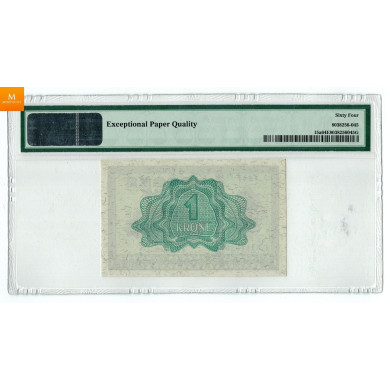1 krone 1940 A.4059984 kvalitet 0, NGC MS65EPQ