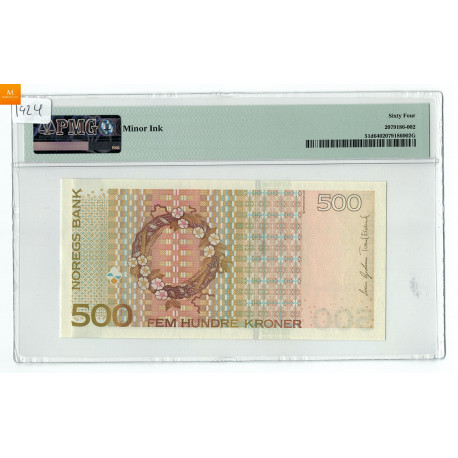 500 kroner 2005 kvalitet 0/01, NGC MS64