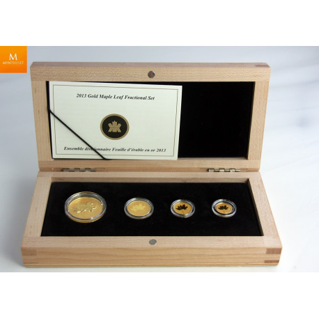 2013 THE MAPLE LEAF 1,4 OZ RENT GULL "FRACTIONAL SET"