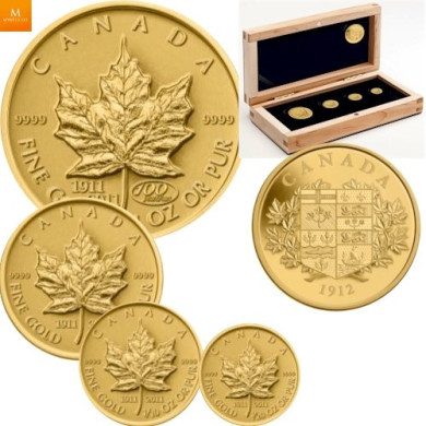 2011 THE MAPLE LEAF 1,4 OZ RENT GULL "Maple 100 år" 2011 THE MAPLE LEAF 1,4 OZ RENT GULL "Maple 100 år"