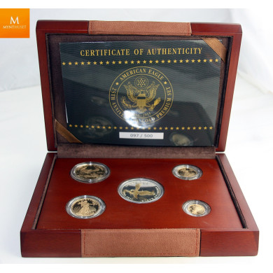 1,85 oz gull 25TH Anniversary gold premium set Eagle 2011 i kvalitet Proof med skrin og coa 1,85 oz gull 25TH Anniversary gold premium set Eagle 2011 i kvalitet Proof med skrin og coa