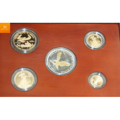 1,85 oz gull 25TH Anniversary gold premium set Eagle 2011 i kvalitet Proof med skrin og coa 1,85 oz gull 25TH Anniversary gold premium set Eagle 2011 i kvalitet Proof med skrin og coa