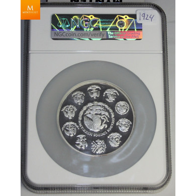 MEXICO LIBERTAD 2014 5 OZ SØLV KVALITET PROOF, NGC PF&) UC