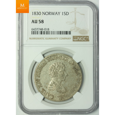 Speciedaler 1830 kvalitet 01, NGC AU58