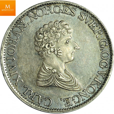 Speciedaler 1835 kvalitet 01 med patina , svært pen