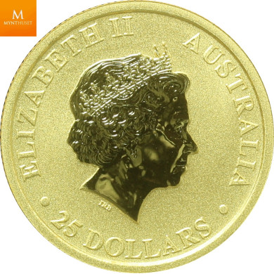 Australia 25 dollar 2010 1/4 oz gull kvalitet BU Australia 25 dollar 2010 1/4 oz gull kvalitet BU