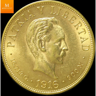 Cuba 10 Pesos 1916 kvalitet 01 Cuba 10 Pesos 1916 kvalitet 01
