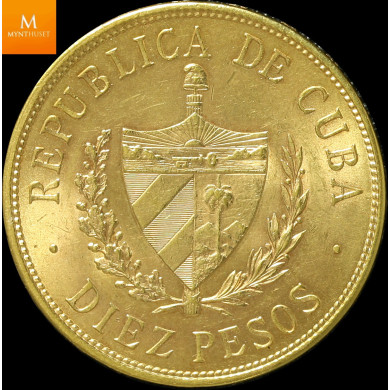Cuba 10 Pesos 1916 kvalitet 01 Cuba 10 Pesos 1916 kvalitet 01