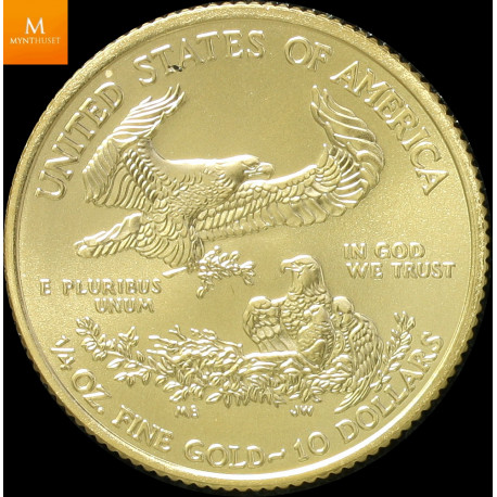 USA 2005 W 1/4 OZ GOLD AMERICAN EAGLE KVALITET PROOF NGC PF69