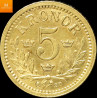 Sverige 5 kronor 1882 kvalitet 01 i kapsel