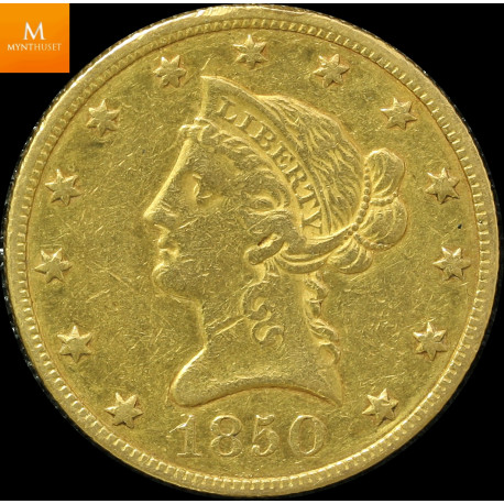 USA 10 Dollar 1892 Carson City Kvalitet 1+ , PCGS XF45