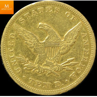 USA 10 Dollar 1892 Carson City Kvalitet 1+ , PCGS XF45