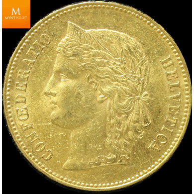 FRANKRIKE 20 FRANCS 1868 A KVALITET 01 I KAPSEL FRANKRIKE 20 FRANCS 1868 A KVALITET 01 I KAPSEL