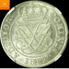 Denmark 12 skilling 1720 CW kvalitet 0, NGC MS67