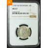 Denmark 12 skilling 1720 CW kvalitet 0, NGC MS67