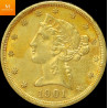 USA 5 dollar 1901 S kvalitet 1+/01