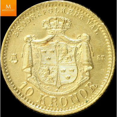 10 kronor 1901 kv 1+ 10 kronor 1901 kv 1+