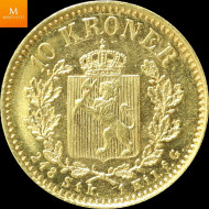 10 kroner 1902 kvalitet 1+/01