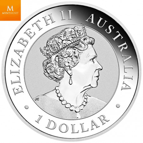 Australia 2022 NUGGET "LITTLE HERO" 1 OZ SØLV 9999 i KVALITET BU I KAPSEL