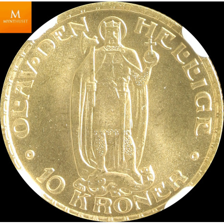 10 kroner 1910 i kvalitet 0, NGC MS65+