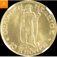 10 kroner 1910 i kvalitet 0, NGC MS65+