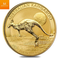 Australia 2015 1 oz Gull Kangaroo  .9999 fint gull i kvalitet BU i kapsel