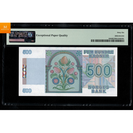 500 kroner 1994 PMG MS66EPQ, KVALITET 0