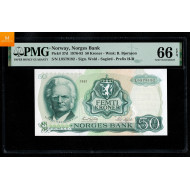 50 kroner 1983 N9876324 Kvalitet PMG MS67 EPQ , Nydelig kvalitet 0