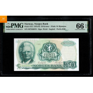 50 kroner 1983 N9876324 Kvalitet PMG MS67 EPQ , Nydelig kvalitet 0