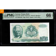 50 kroner 1983 N9876324 Kvalitet PMG MS67 EPQ , Nydelig kvalitet 0