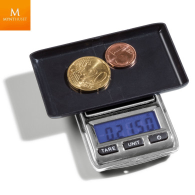 LIBRA MINI DIGITAL VEKT i hendig lommeformat med opplyst LCD panel