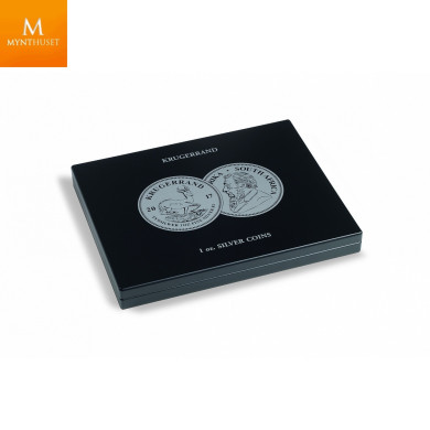 LEUCHTTURM MYNTKASSETT FOR 20 KRUGERRAND SØLVMYNTER (1 OZ.) I KAPSELER