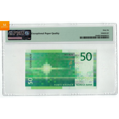 50 kroner 2017 kvalitet 0 , PMG MS66 EPQ