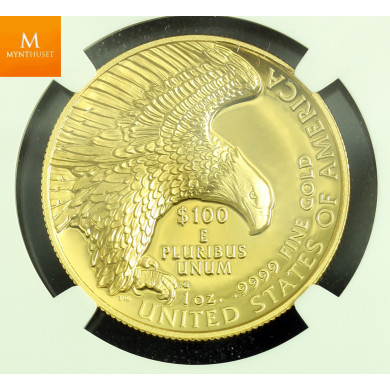 VAKKER! USA 2019 AMERICAN LIBERTY  100 DOLLAR 1 OZ HIGH RELIEF MED FORBEDRET FINISH VAKKER! USA 2019 AMERICAN LIBERTY  100 DOLLAR 1 OZ HIGH RELIEF MED FORBEDRET FINISH
