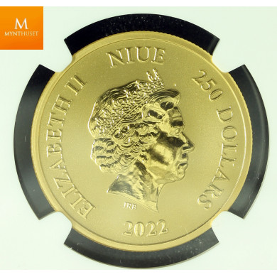Niue 2021 BATMAN™ 1 OZ sølv mynt i kvalitet BU i kapsel Niue 2021 BATMAN™ 1 OZ sølv mynt i kvalitet BU i kapsel
