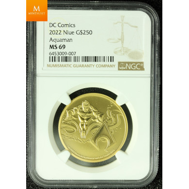 Niue 2021 BATMAN™ 1 OZ sølv mynt i kvalitet BU i kapsel Niue 2021 BATMAN™ 1 OZ sølv mynt i kvalitet BU i kapsel