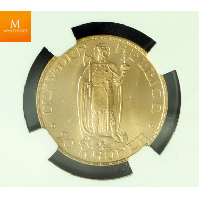 20 kroner 1910 kvalitet 0/01, NGC MS64 20 kroner 1910 kvalitet 0/01, NGC MS64