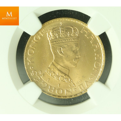 20 kroner 1910 kvalitet 0/01, NGC MS64 20 kroner 1910 kvalitet 0/01, NGC MS64