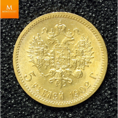 Russia 5 Rouble 1902 AP NGC MS66 Russia 5 Rouble 1902 AP NGC MS66