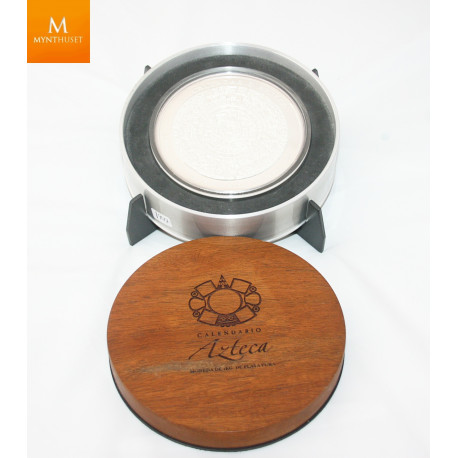 2008 Mexico 1 Kilo 100 Pesos Aztec Calendar Prooflike Silver Coin