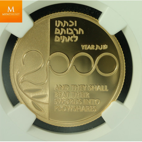 Israel 10 New Sheqalim 1999 NGC PF69 UCAM